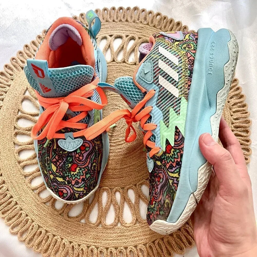 Adidas Dame 8 “Formula 0 2022 Camp” Limited Color Way Size 3.5Y
